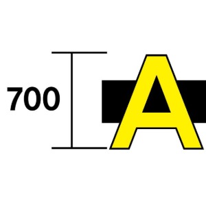 700mm각 LED 알루미늄 타카 캡 채널-영문기준