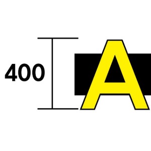 400mm각 LED 알루미늄 타카 캡 채널-영문기준